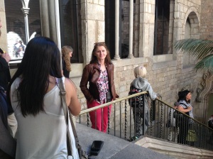 At the Picasso museum today